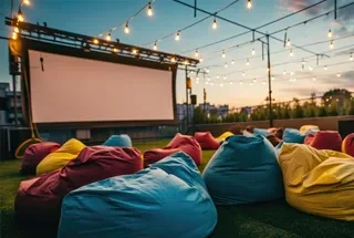 Outdoor Screening Area at Arkade Vistas